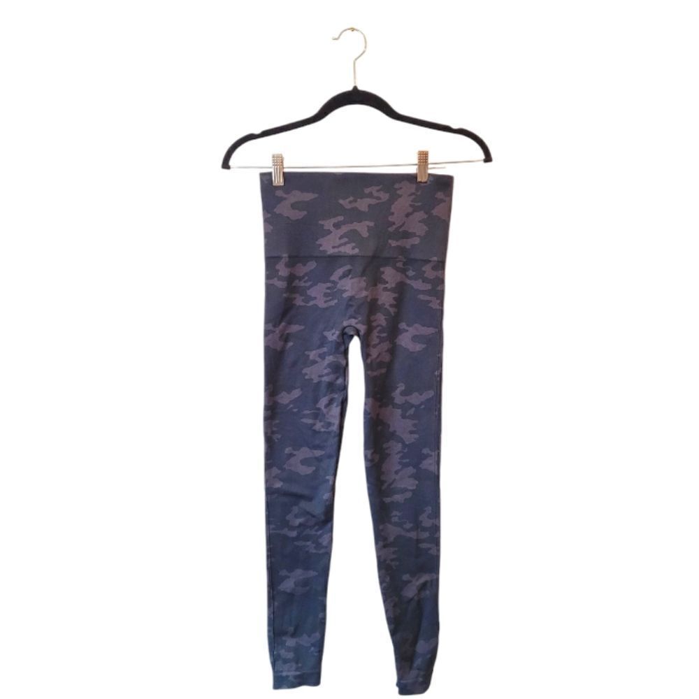 Spanx Grey Camo Seamless Full Length Leggings